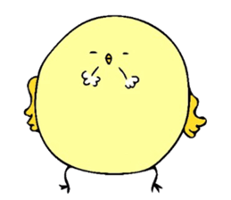 spherical chick sticker #8918247