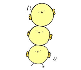 spherical chick sticker #8918251