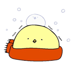 spherical chick sticker #8918254