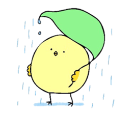 spherical chick sticker #8918255