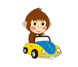 The Ayuko Monkey sticker #8918614