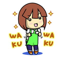 Waku Waku Work Girl 2(Renewal Version) sticker #8919178