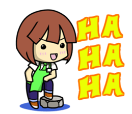 Waku Waku Work Girl 2(Renewal Version) sticker #8919189