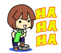 Waku Waku Work Girl 2(Renewal Version) sticker #8919189