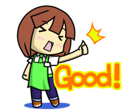 Waku Waku Work Girl 2(Renewal Version) sticker #8919207