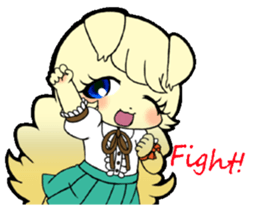 *Girl's* sticker #8919429