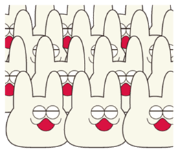 Interesting rabbit daily life sticker #8920175