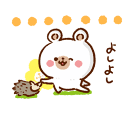 Northern Europe Bear-kind words- sticker #8920218