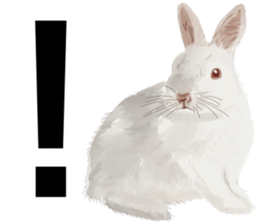 Super cute rabbit2 sticker #8920383