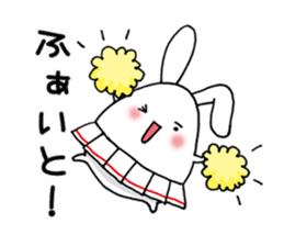 Rabbits wearing cute pants sticker #8921182