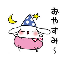 Rabbits wearing cute pants sticker #8921201