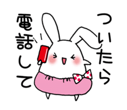 Rabbits wearing cute pants sticker #8921211