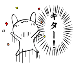 Honne and tatemae Rabbit Sticker sticker #8921455
