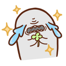 Little Monster Wuga by Aloe sticker #8921536