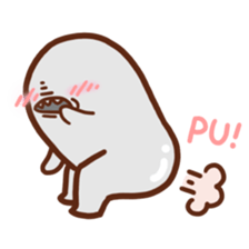 Little Monster Wuga by Aloe sticker #8921549