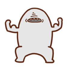 Little Monster Wuga by Aloe sticker #8921564