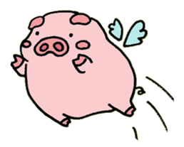 princess pig2 sticker #8921983