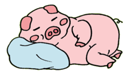 princess pig2 sticker #8921990