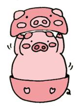 princess pig2 sticker #8922012