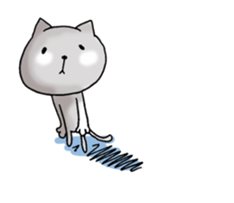 The cat which it is easy to use sticker #8922156