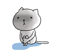 The cat which it is easy to use sticker #8922157