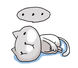 The cat which it is easy to use sticker #8922158