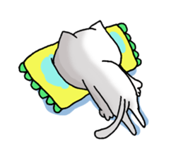 The cat which it is easy to use sticker #8922159