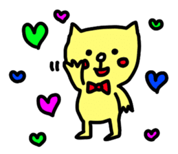 Animal and cute girl. sticker #8922224