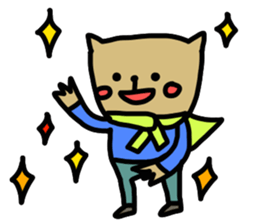 Animal and cute girl. sticker #8922228