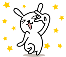Cute rabbit 5st sticker #8922346