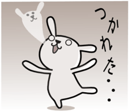 Cute rabbit 5st sticker #8922356