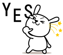 Cute rabbit 5st sticker #8922364