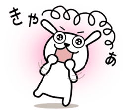 Cute rabbit 5st sticker #8922376