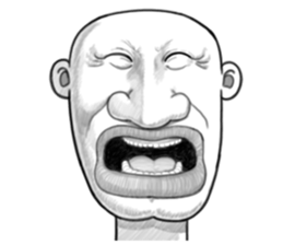 Skin head guy (For overseas) sticker #8922975