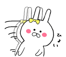 Gently get Sticker of Chibi rabbit sticker #8923392
