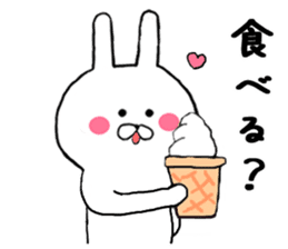 Gently get Sticker of Chibi rabbit sticker #8923409