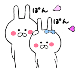 Gently get Sticker of Chibi rabbit sticker #8923416