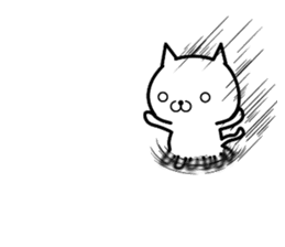 Bullish cat sticker #8923603