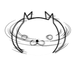 Bullish cat sticker #8923617