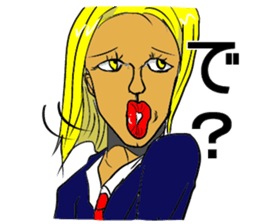 Playful worker sticker #8923845