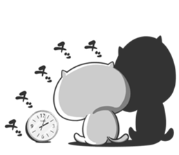 Friends cat BITTER sticker #8924070