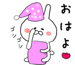 Sticker of the allowed rabbit sticker #8924104