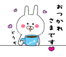 Sticker of the allowed rabbit sticker #8924111