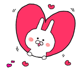 Sticker of the allowed rabbit sticker #8924115