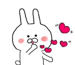 Sticker of the allowed rabbit sticker #8924121