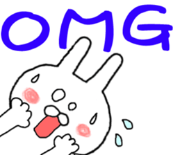 Sticker of the allowed rabbit sticker #8924126