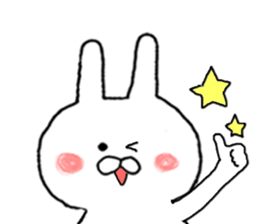 Sticker of the allowed rabbit sticker #8924127