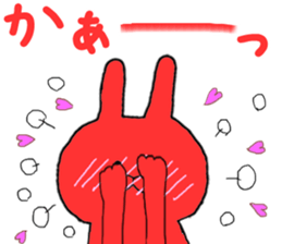 Sticker of the allowed rabbit sticker #8924131