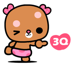 I love rosebear 2 sticker #8924163