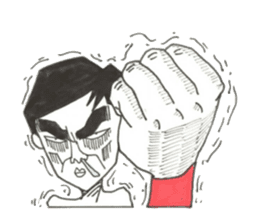 Fist of Junpei sticker #8924366